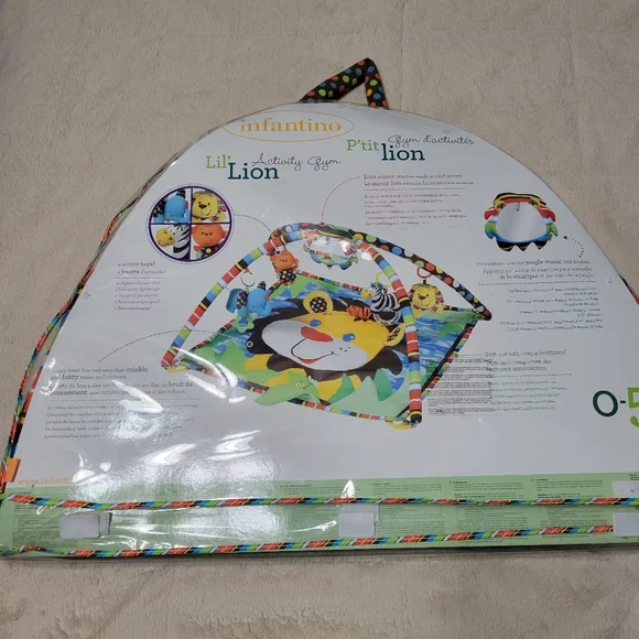 Sensory Play Mat Blanket Activity Gym with unique textures Little Lion 0m-5m NEW